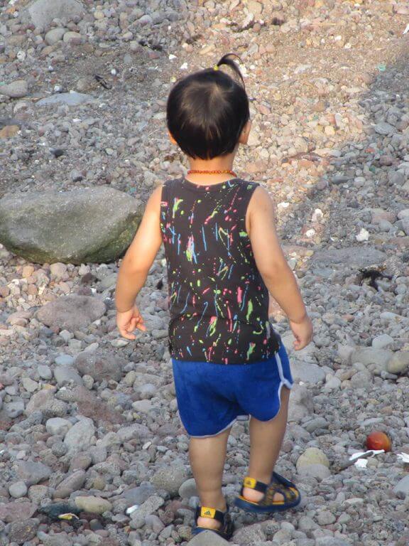 Jeju Island Child Ponytails