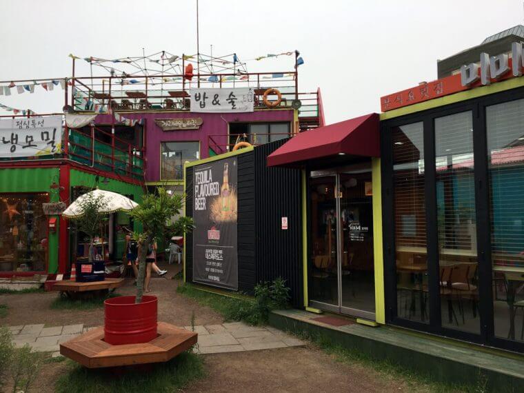 Funky Korean Shipping Container Shops