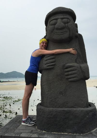 Hugs for all on Jeju Island