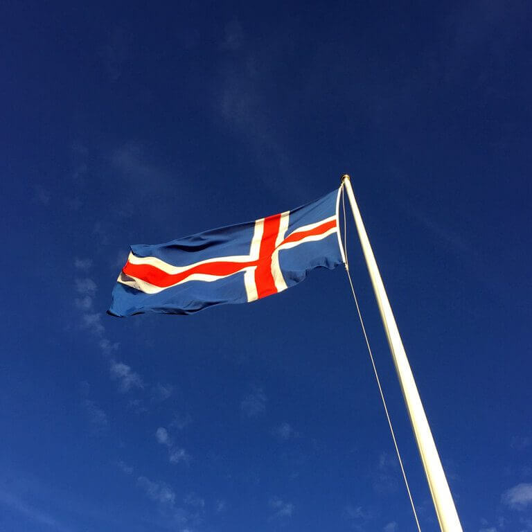 Iceland's Flag