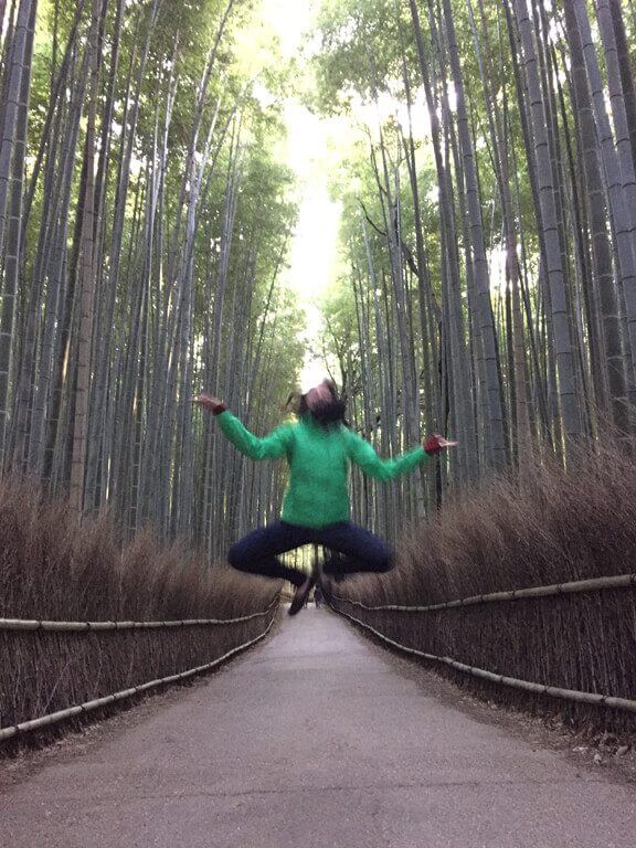 Japanese Zen in the Bamboo Forest