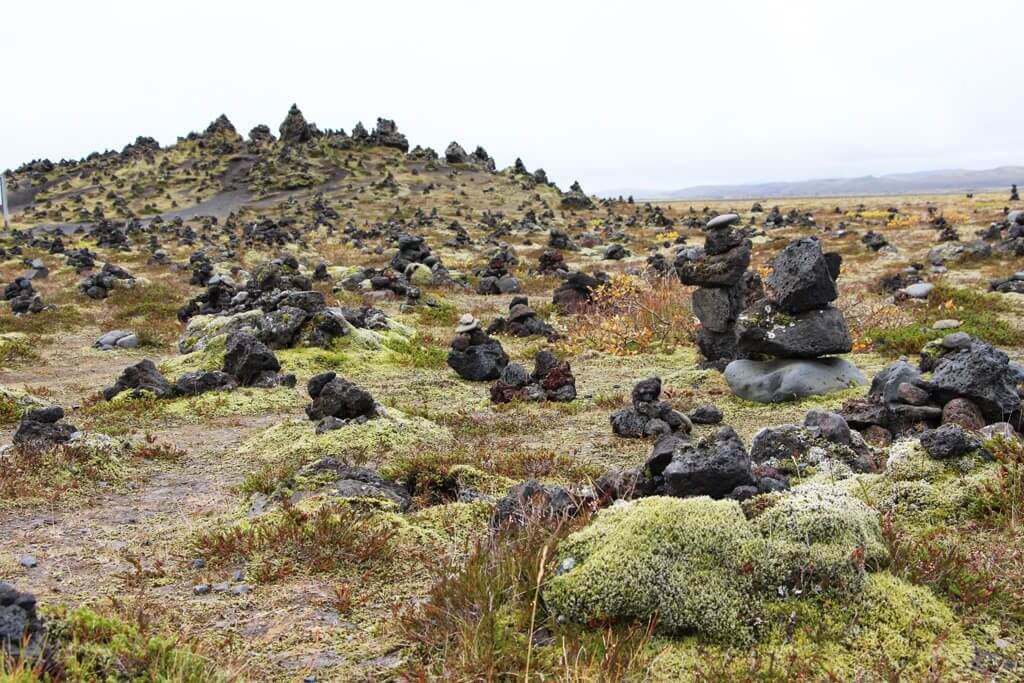 Iceland Inukshuks at Laufskalavaroa