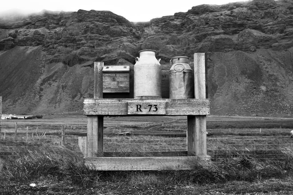 Iceland Milk Cans