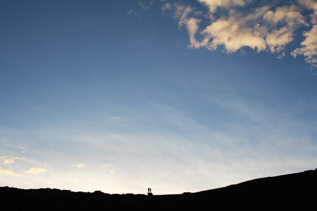 Iceland Skyline Couple