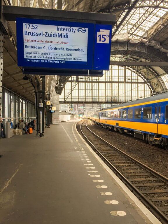 Get on board the train in Brugges, Belgium! Plan a trip as a fun way to learn new languages!