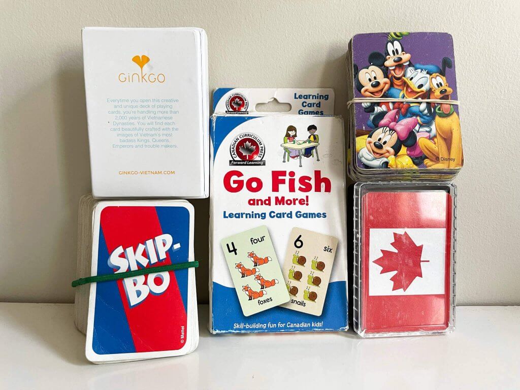 Card Games make great language learning activities