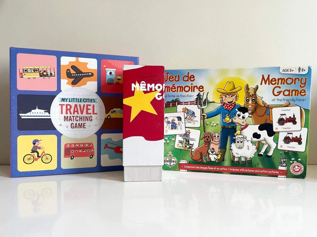 Memory games are great for learning languages