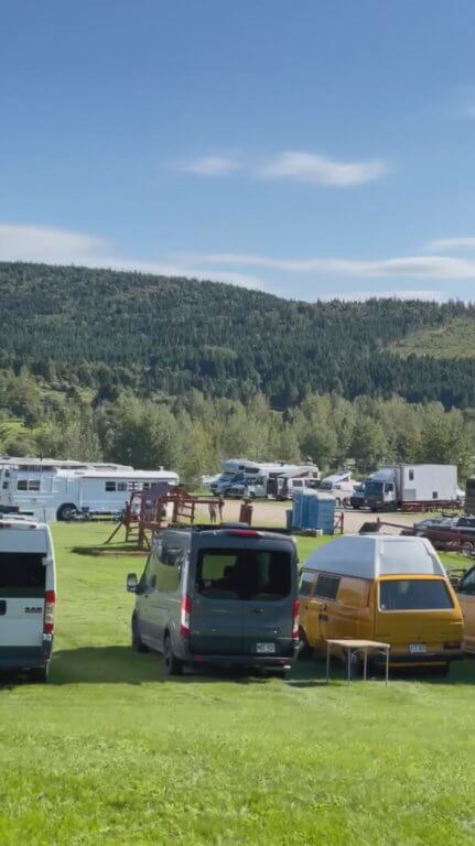 Arriving at El Campo in Quebec 2022