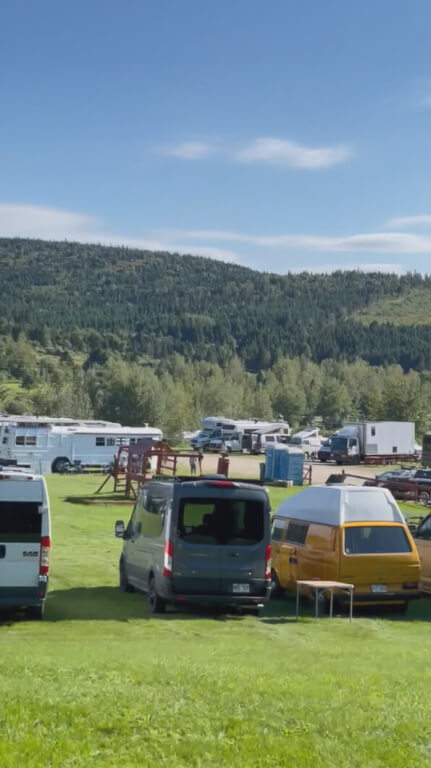 Arriving at El Campo in Quebec 2022
