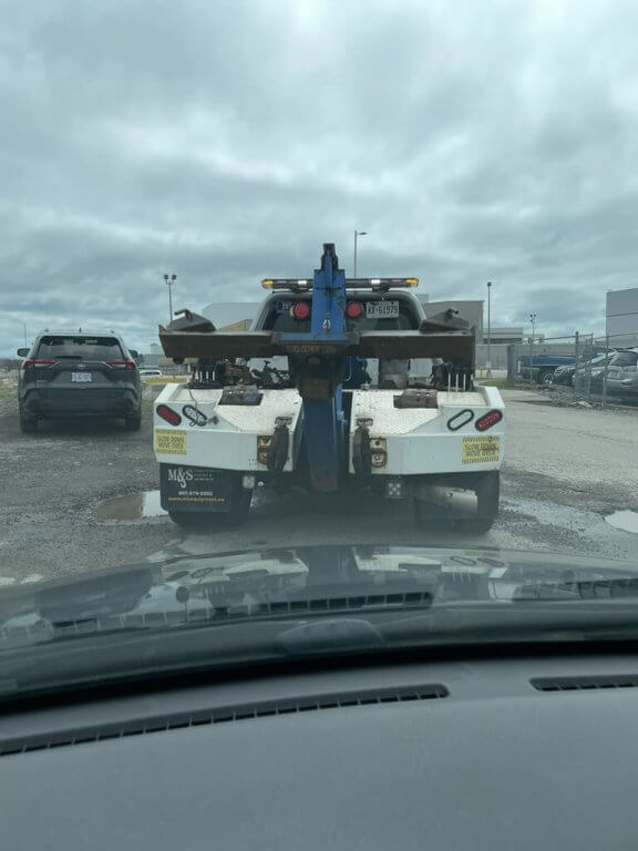 Black Betty Getting Towed from YYZ