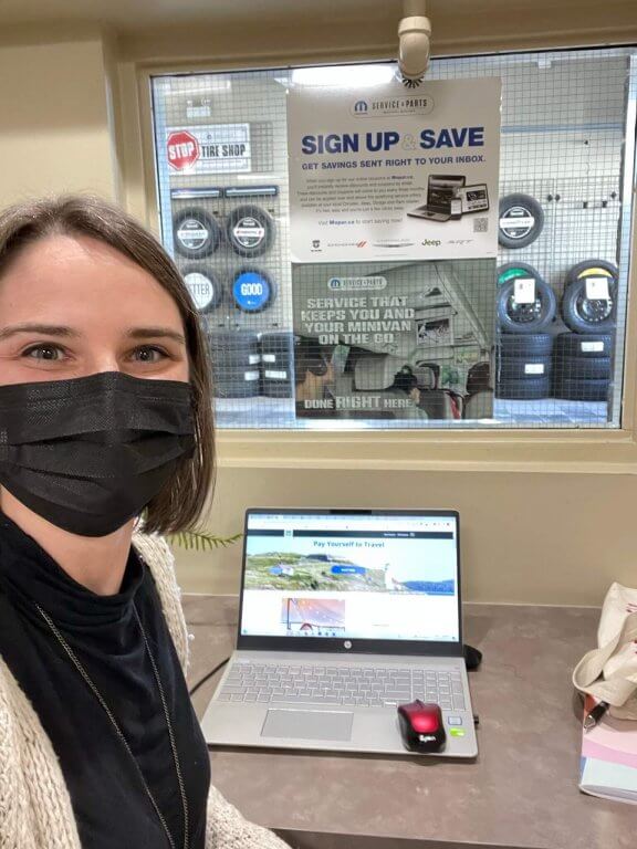 TwTMc Office while Snow Tires Go On