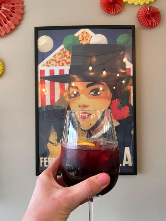 Sangria at La Lola Catering in Cambridge