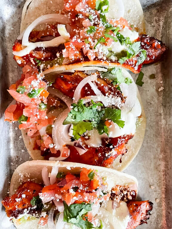 Pulpo Tacos at Playa Cabana Cantina in Toronto