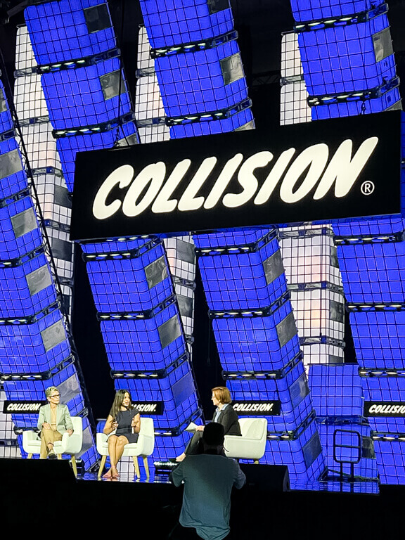 Collision Conference panel with Airbnb