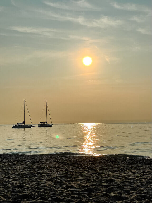 Grand Bend Beach Sunset Views
