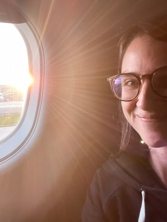 Travel with TMc on a sunny morning plane ride