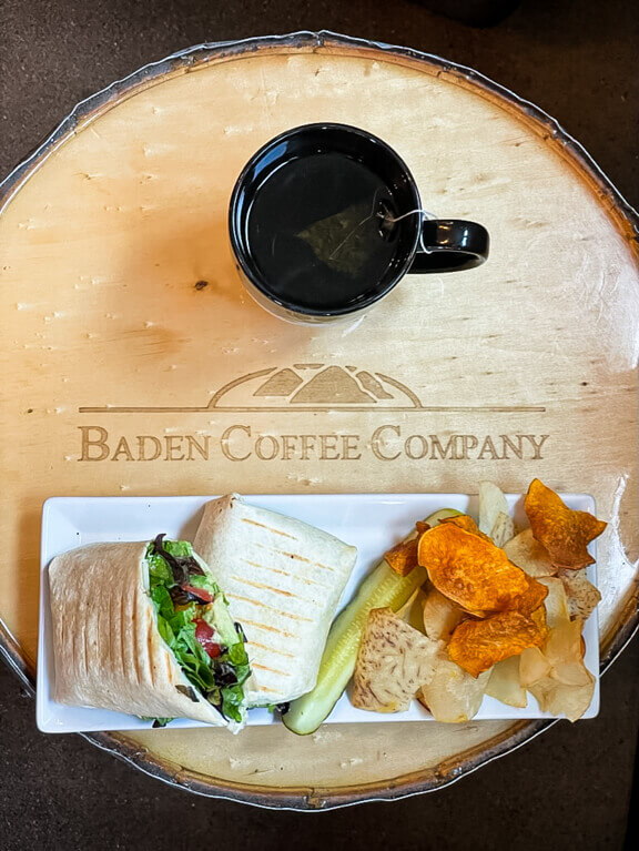 Travel with TMc working at Baden Coffee Company