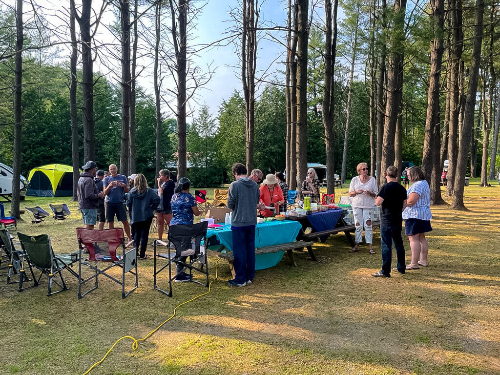 Vanlife Community Canada Group Meal