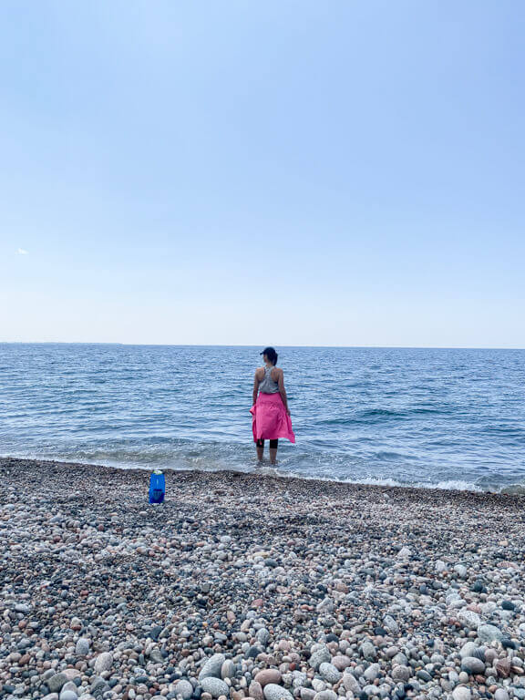 Lake Superior Toe Dip