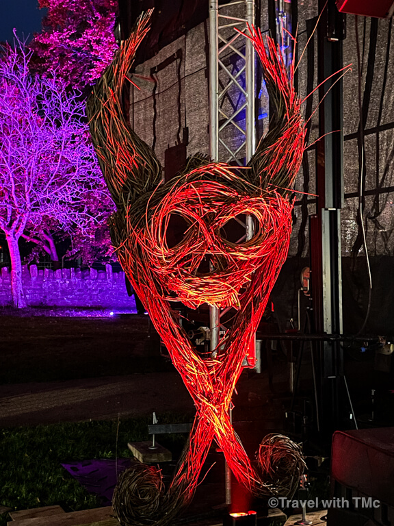 Wooden Púca at the Púca Festival
