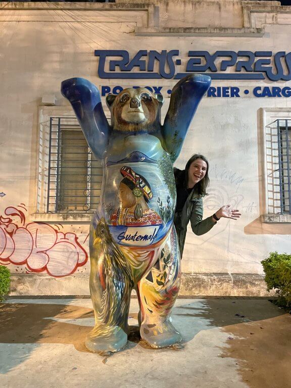 TwTMc with Bear in Guatemala City