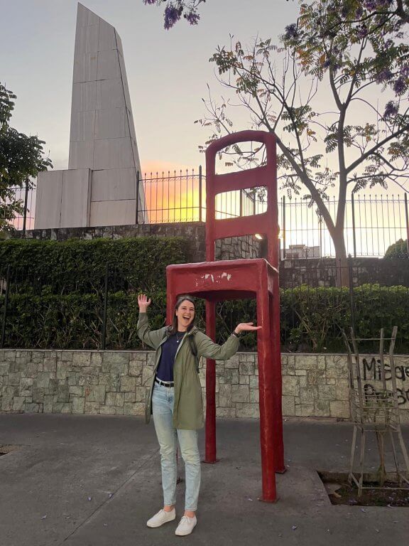 TwTMc with Tall Chair in Guatemala City