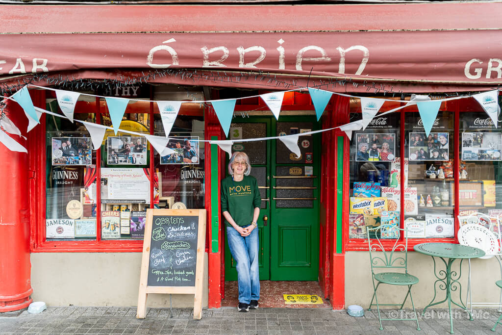 Judith at Frank O'Brien's Pub and Grocer in County Kildare