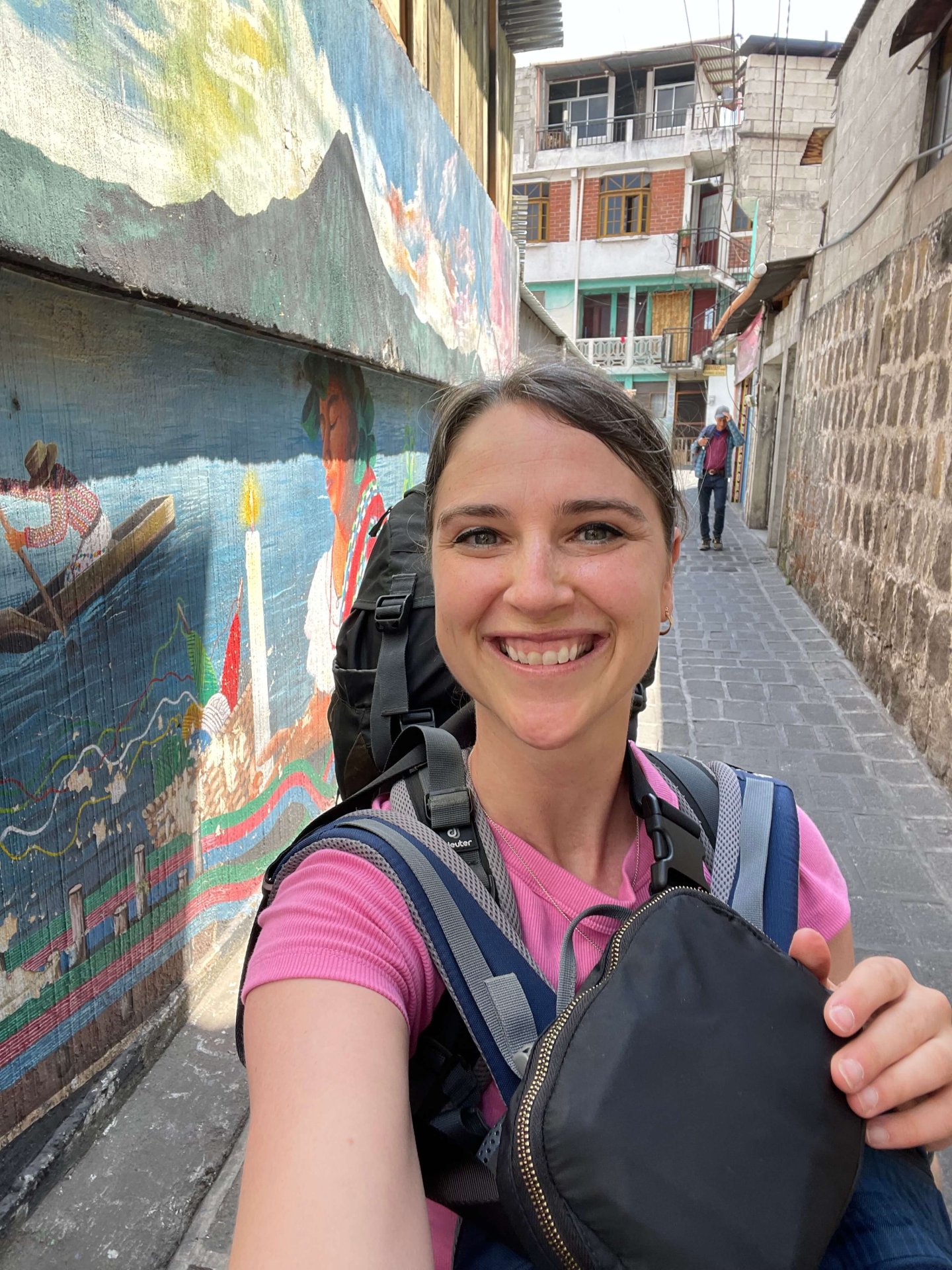 Travel with TMc Backpacking close in San Pedro La Laguna in Guatemala