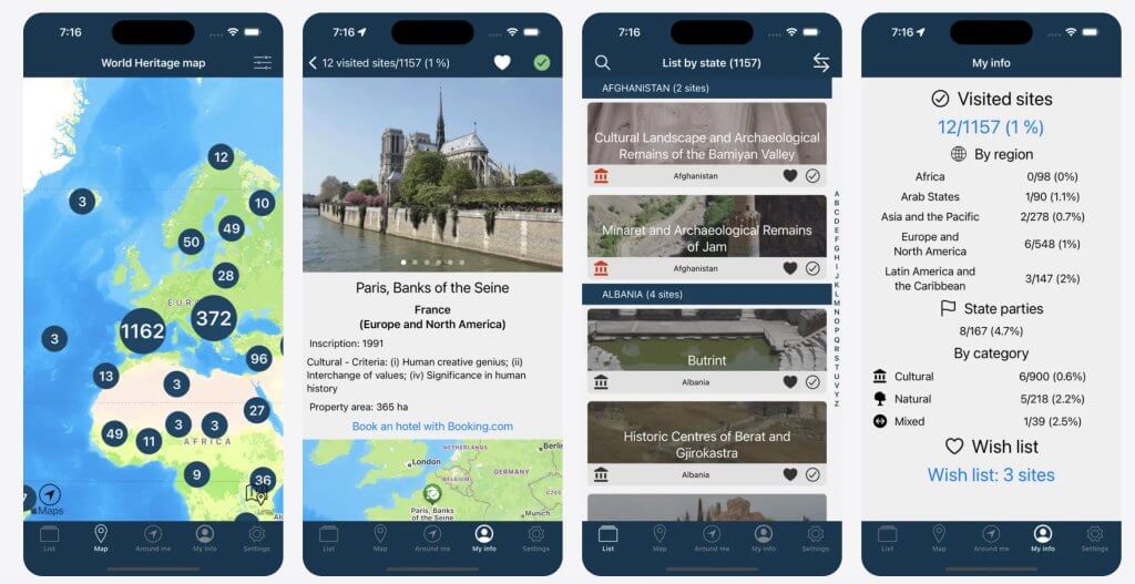 World Heritage UNESCO Sites App