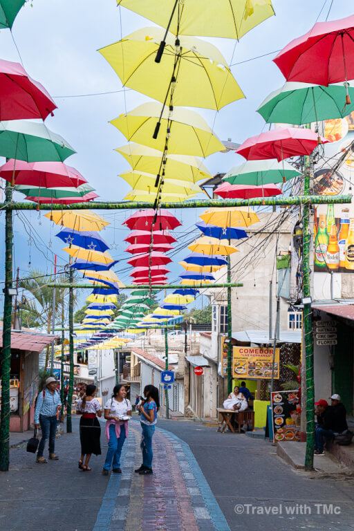 Lake Atitlán - Portrait of Friends on Colourful Street in San Juan, Guatemala