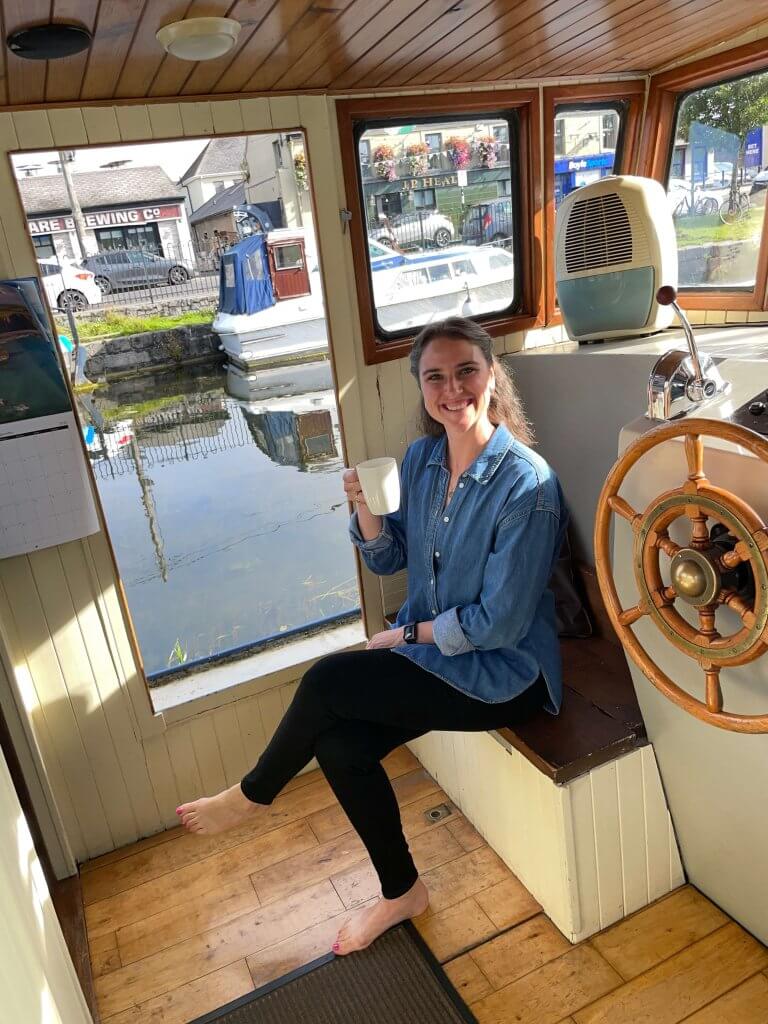Travel with TMc on a Houseboat in County Kildare Ireland