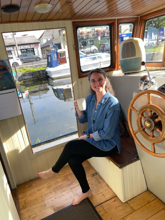 Travel with TMc on a Houseboat in County Kildare Ireland