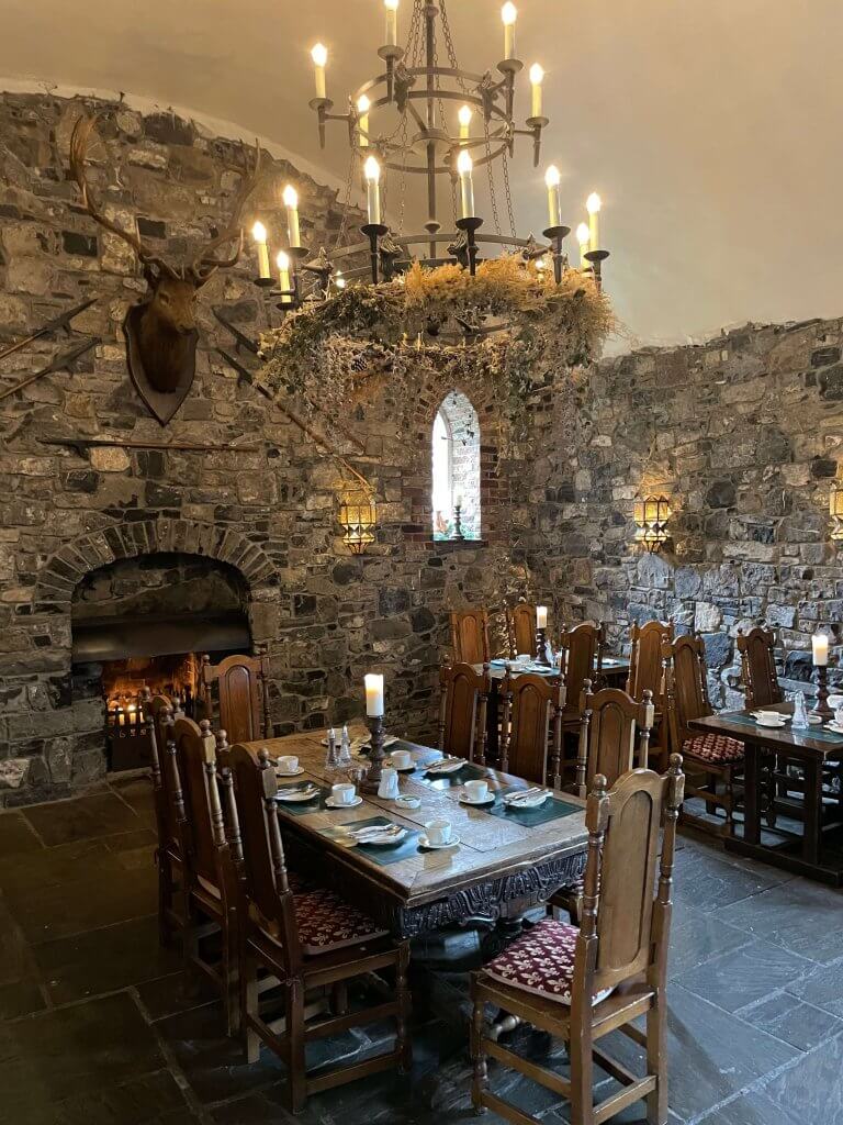 Barberstown Castle - Breakfast in Castle Keep