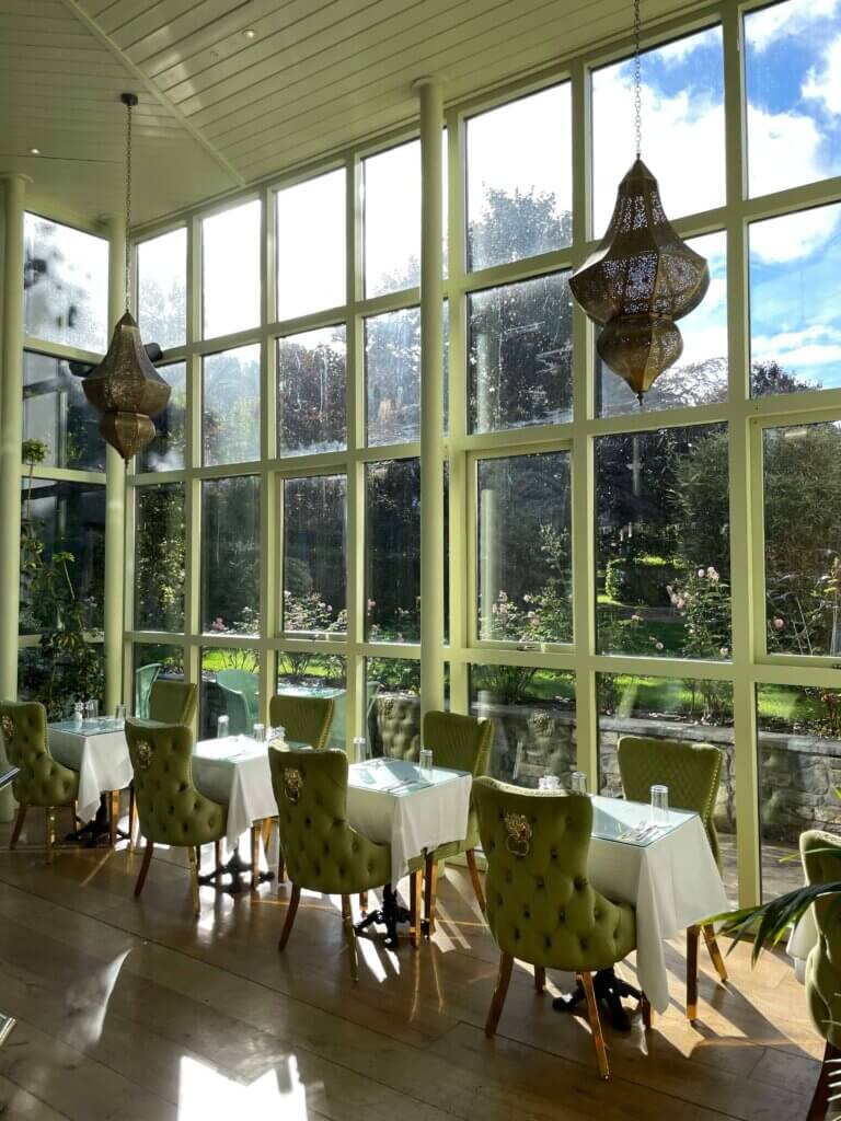 Barberstown Castle - Dining in the Garden Suite and Bar