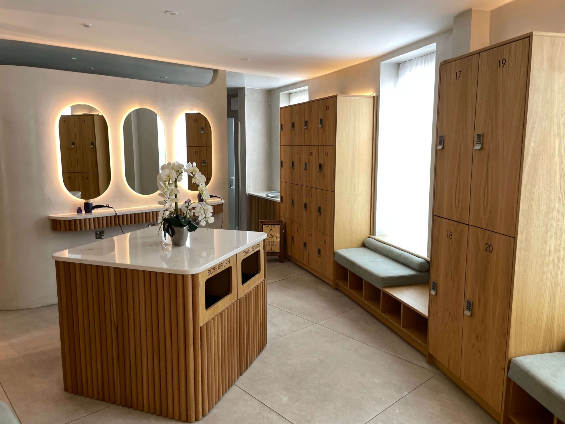 Killashee Hotel - Spa Changeroom